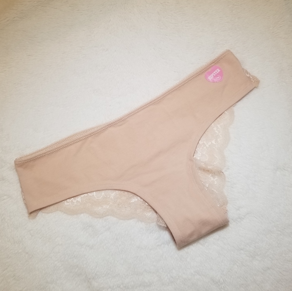Victoria's Secret PINK Vintage Low Rise Hipster Lace Back Panty NWT Y2K - Picture 1 of 9